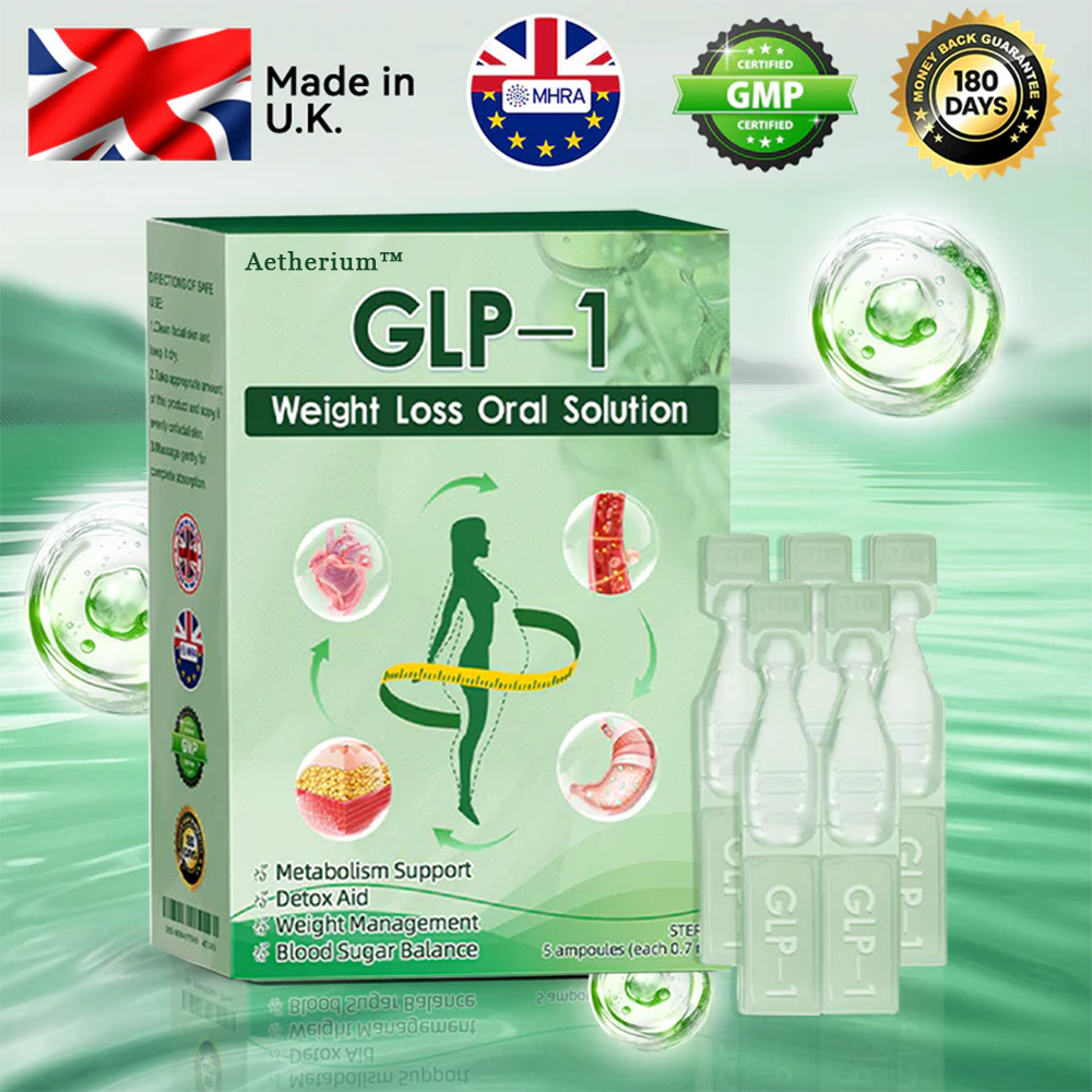 🔥🔥Proudly Made for the UK | Aetherium™ GLP-1 Oral Solution 🏅 Backed by Science | 6-in-1 Formula | Visible Results in 7 Days🍀🥇