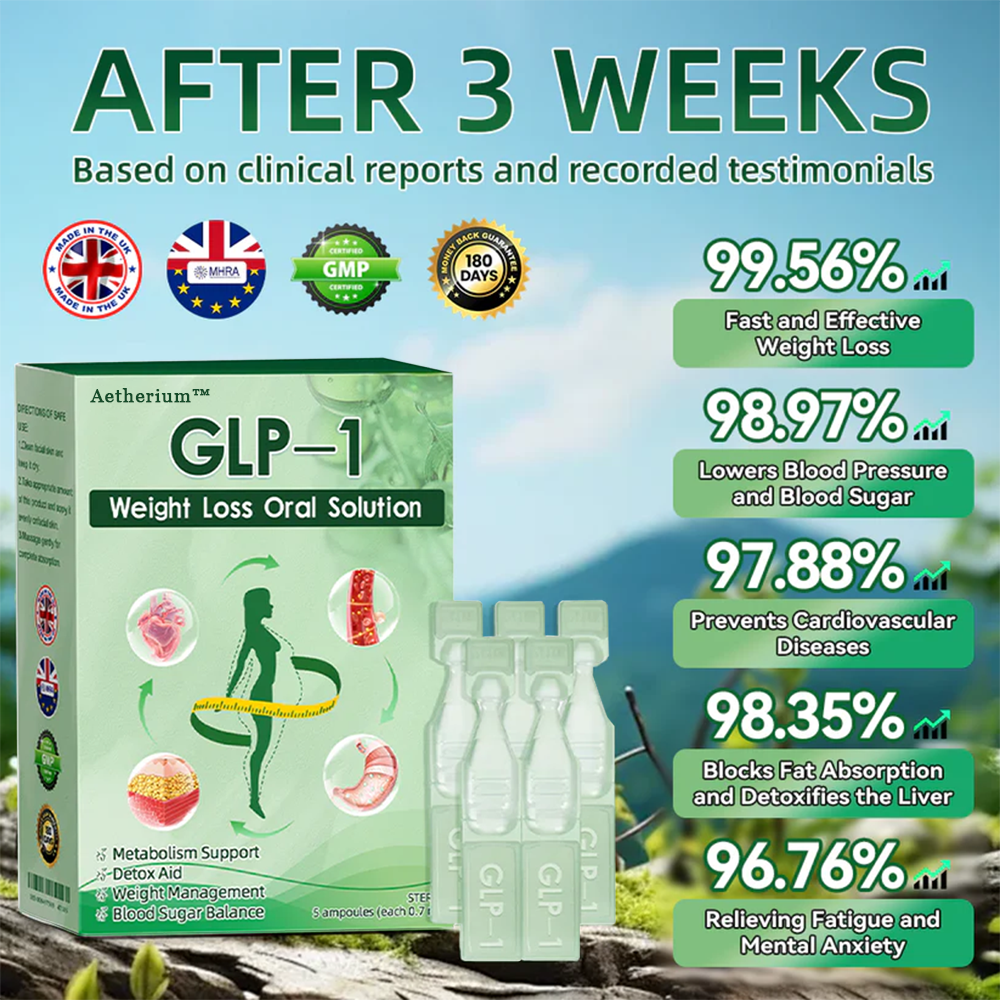 🔥🔥Proudly Made for the UK | Aetherium™ GLP-1 Oral Solution 🏅 Backed by Science | 6-in-1 Formula | Visible Results in 7 Days🍀🥇