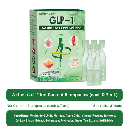 Proudly Made for the UK | Aetherium™ GLP-1 Oral Solution 🏅 Backed by Science | 6-in-1 Formula | Visible Results in 7 Days🍀🥇
